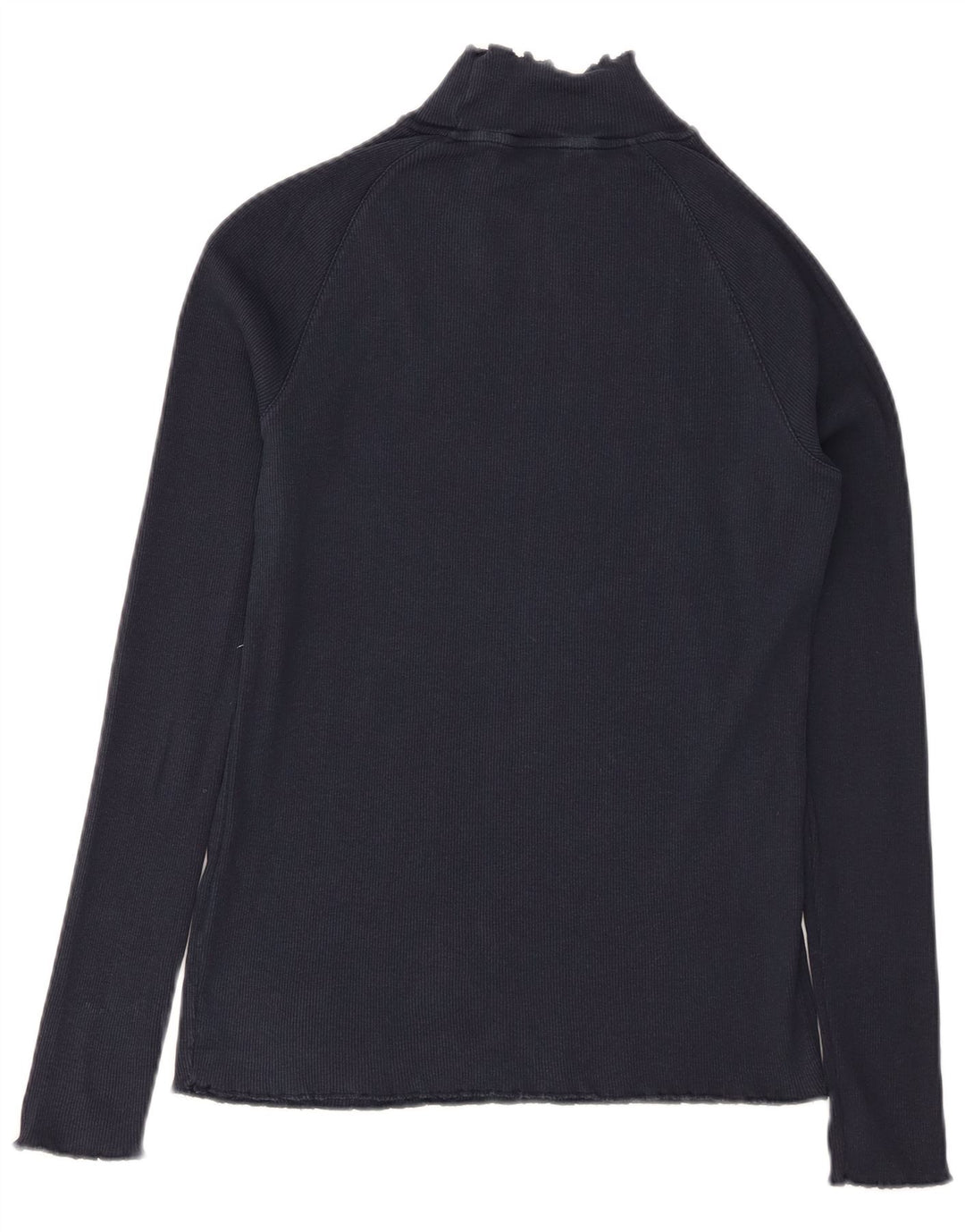 TOMMY HILFIGER Haut à manches longues pour femme UK 12 Bleu marine moyen