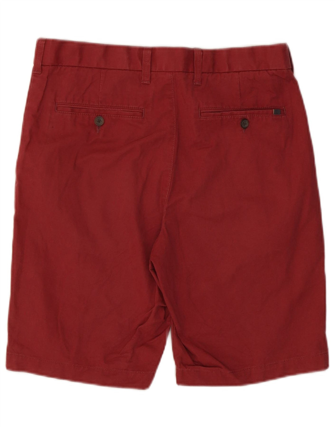 Marks & Spencer Short Chino Homme W30 Coton Bordeaux Moyen