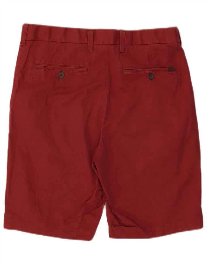 Marks & Spencer Short Chino Homme W30 Coton Bordeaux Moyen