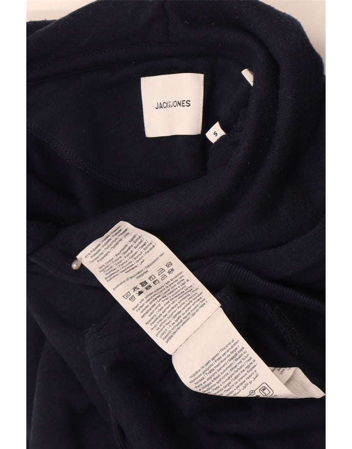 Jack & Jones Pull à capuche pour homme Petit Bleu Marine Polyester