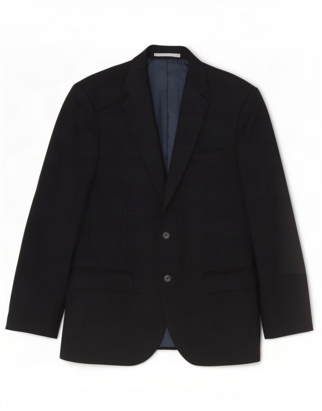 Marks & Spencer Veste blazer à 2 boutons pour homme UK 38 laine noire moyenne