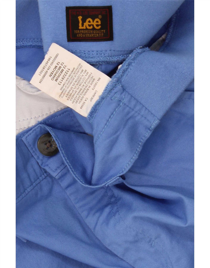 Lee Bermuda cargo pour femme US 12 Large W32 Bleu Coton