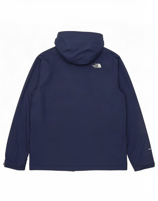 The North Face Veste de pluie à capuche pour homme UK 40 Large Bleu marine Polyester