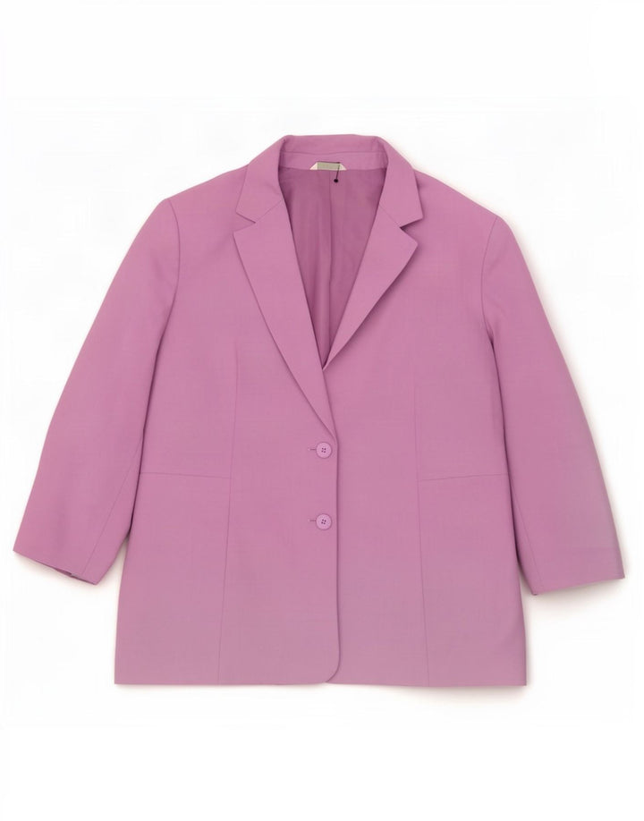 Marks & Spencer Veste blazer standard à 2 boutons pour femme UK 20 2XL Lilas