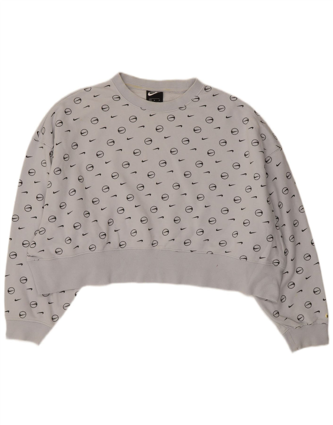 Nike Sweat-shirt court surdimensionné pour femme UK 14 Bleu moyen