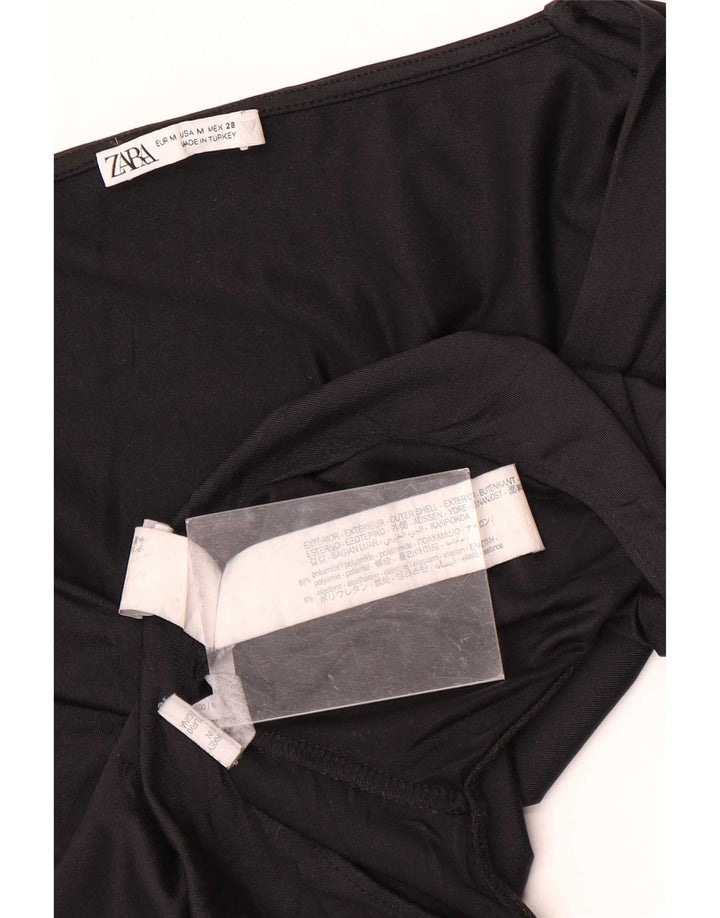 Zara Femme Body UK 12 Medium Noir Polyamide