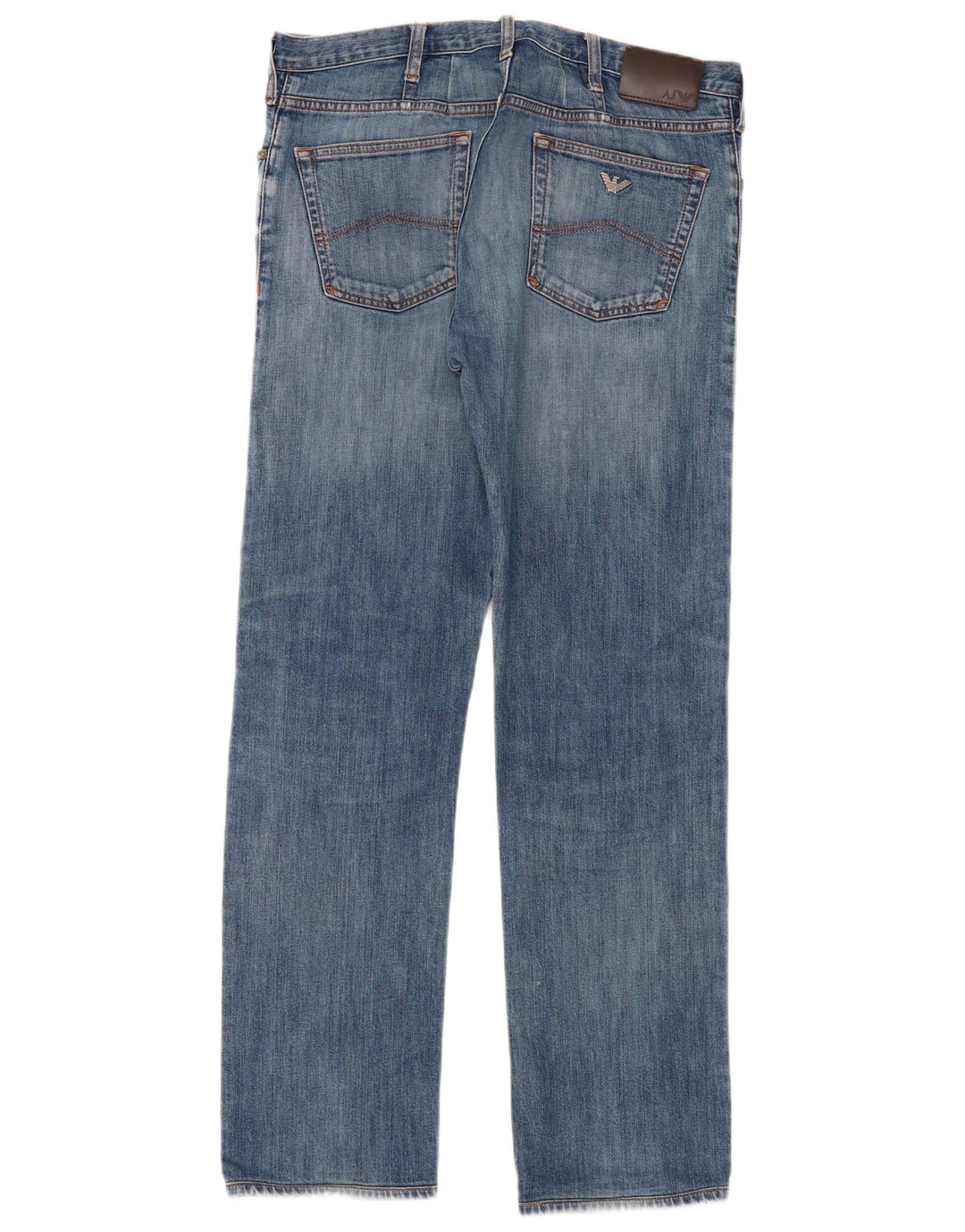 Armani Jean droit homme W36 L32 bleu coton