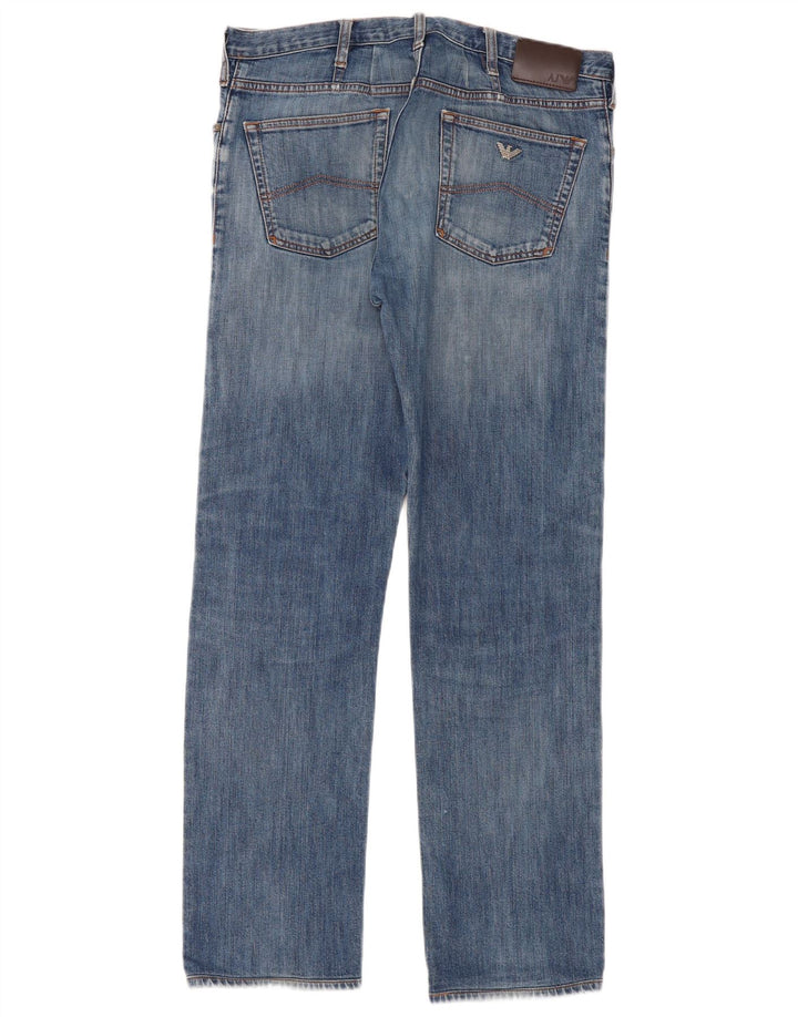 Armani Jean droit homme W36 L32 bleu coton
