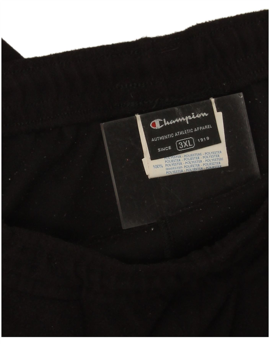 Champion Pantalon de survêtement polaire pour homme 3XL Noir Polyester