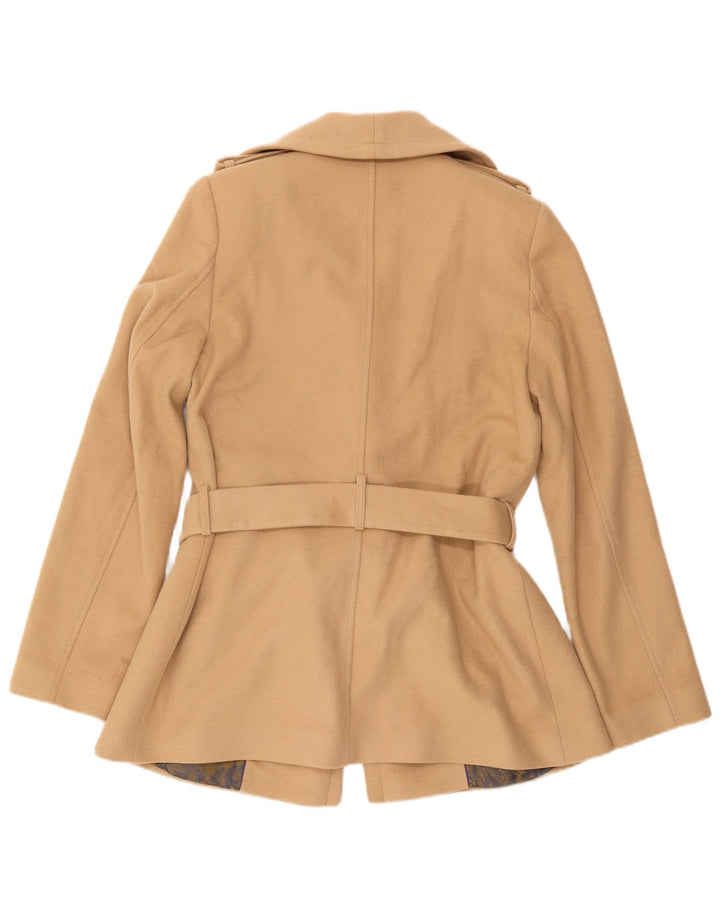 Ted Baker Manteau Femme Taille 3 Laine Beige Moyen
