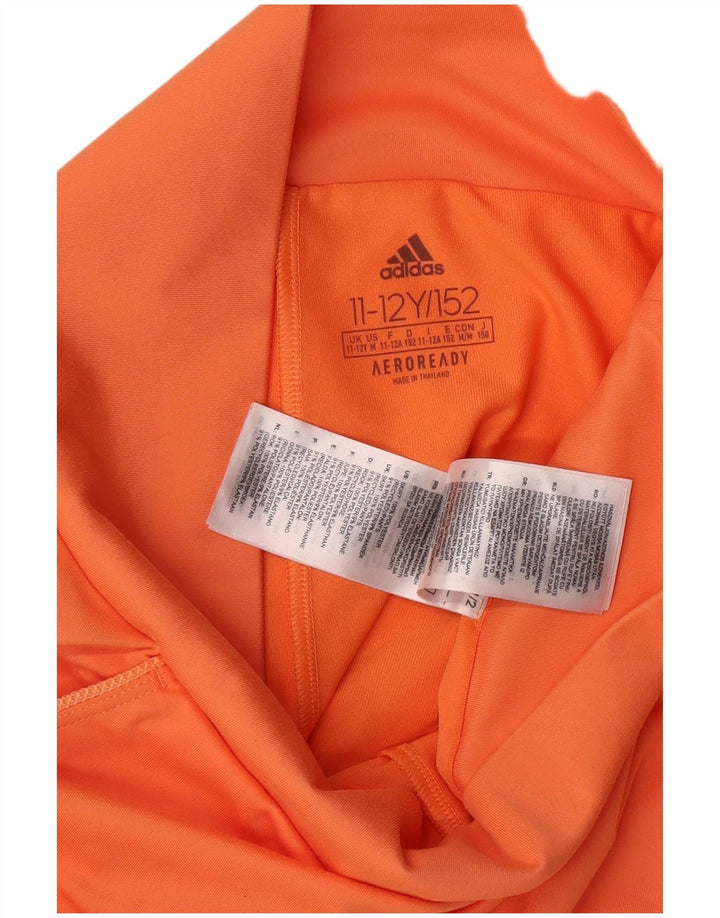 ADIDAS Jupe-short Fille 11-12 ans Orange Polyester Sports
