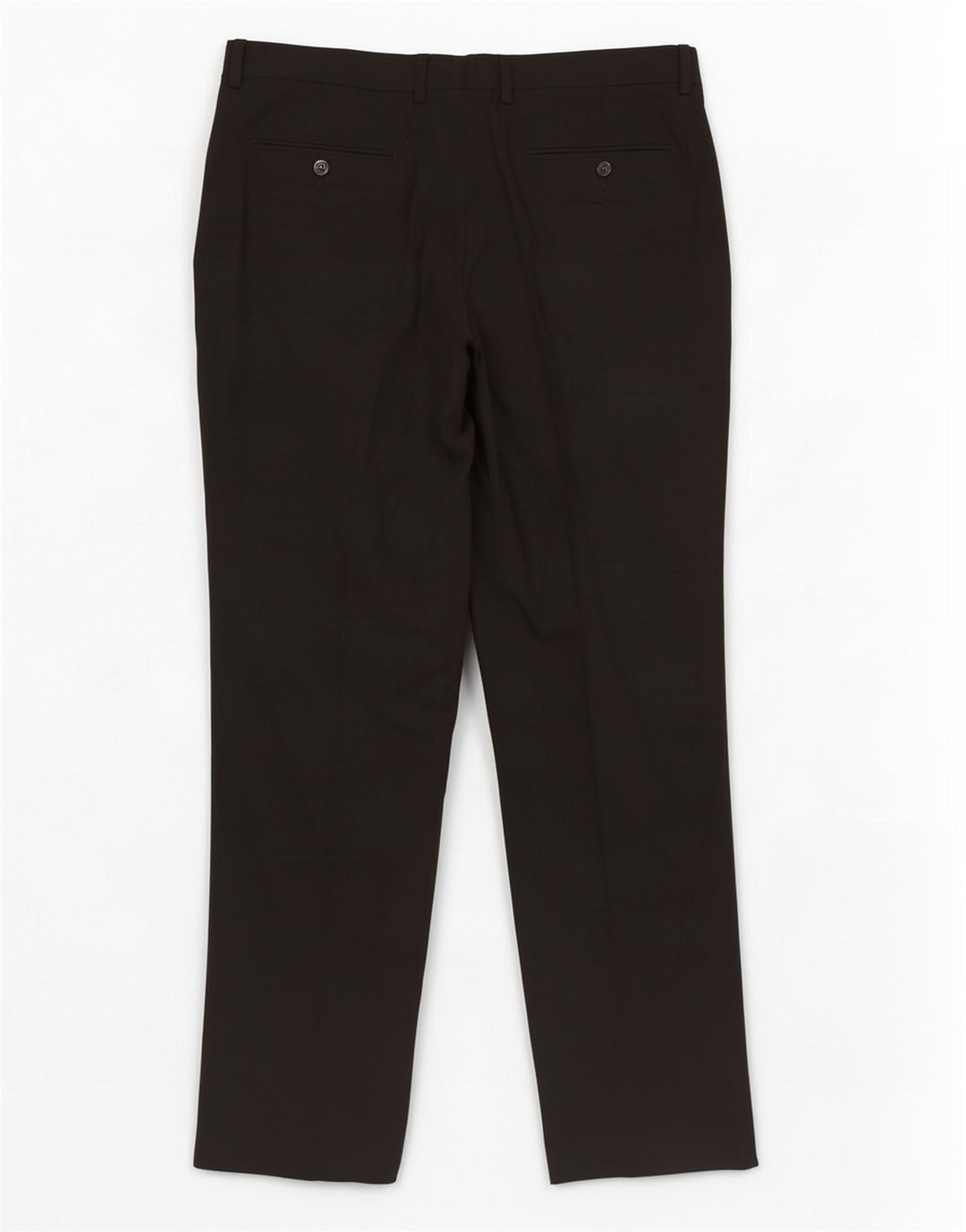 Zara Pantalon de costume droit pour femme EU 40 Medium W31 L29 Noir Polyester
