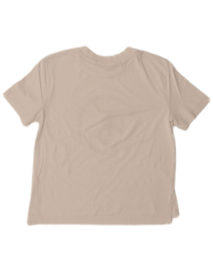 CALVIN KLEIN JEANS T-shirt graphique pour femme UK 10 Small Blanc