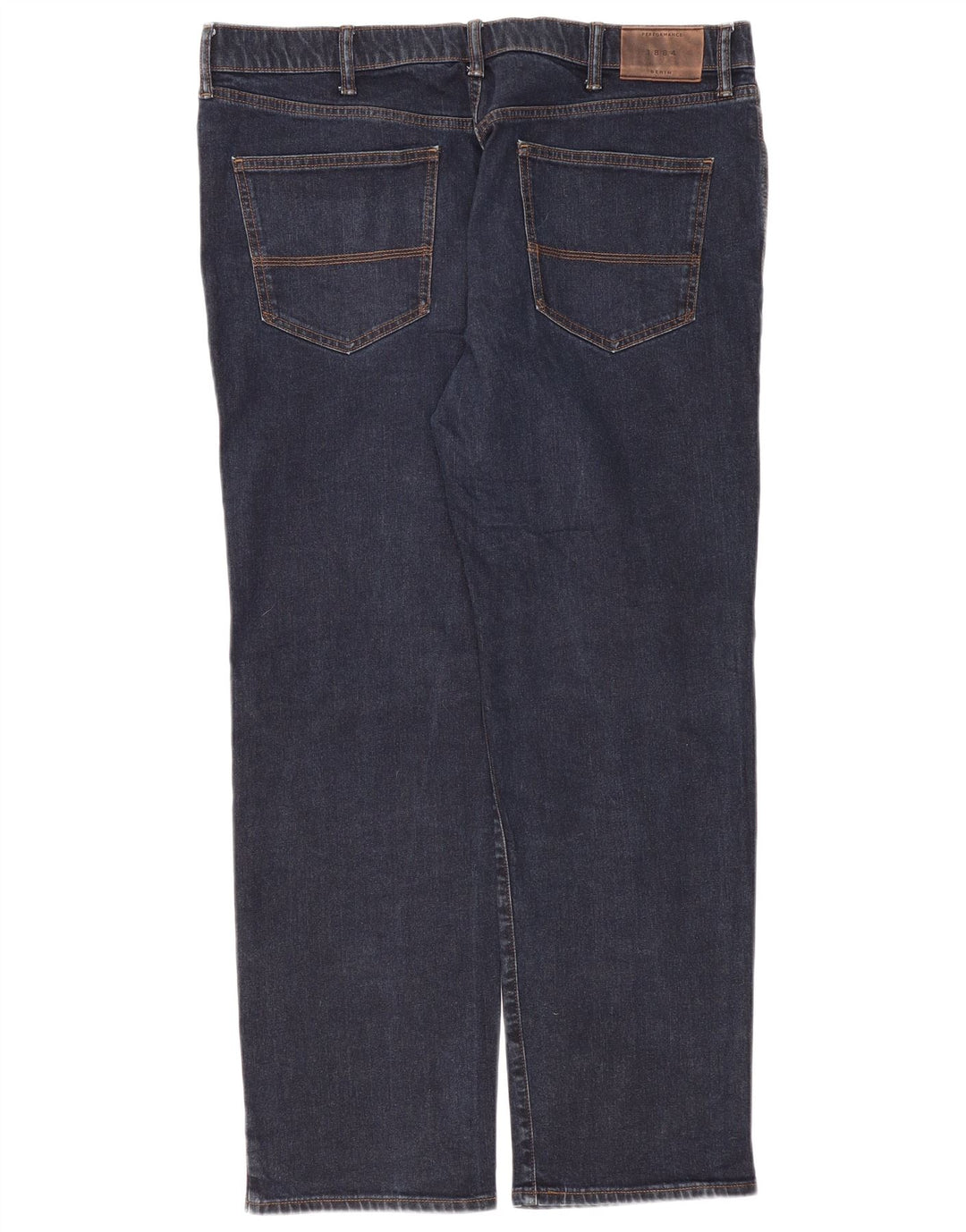 Marks & Spencer Jean droit régulier pour homme W40 L31 bleu marine en coton