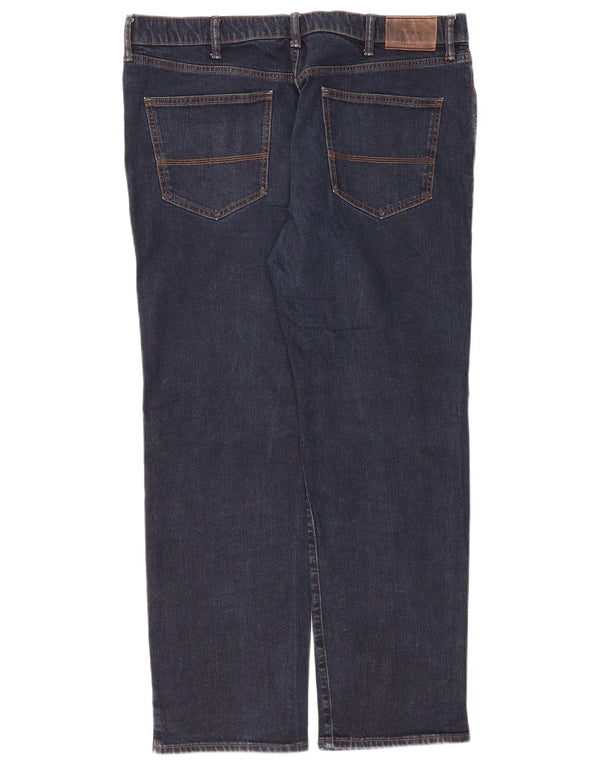 Marks & Spencer Jean droit régulier pour homme W40 L31 bleu marine en coton