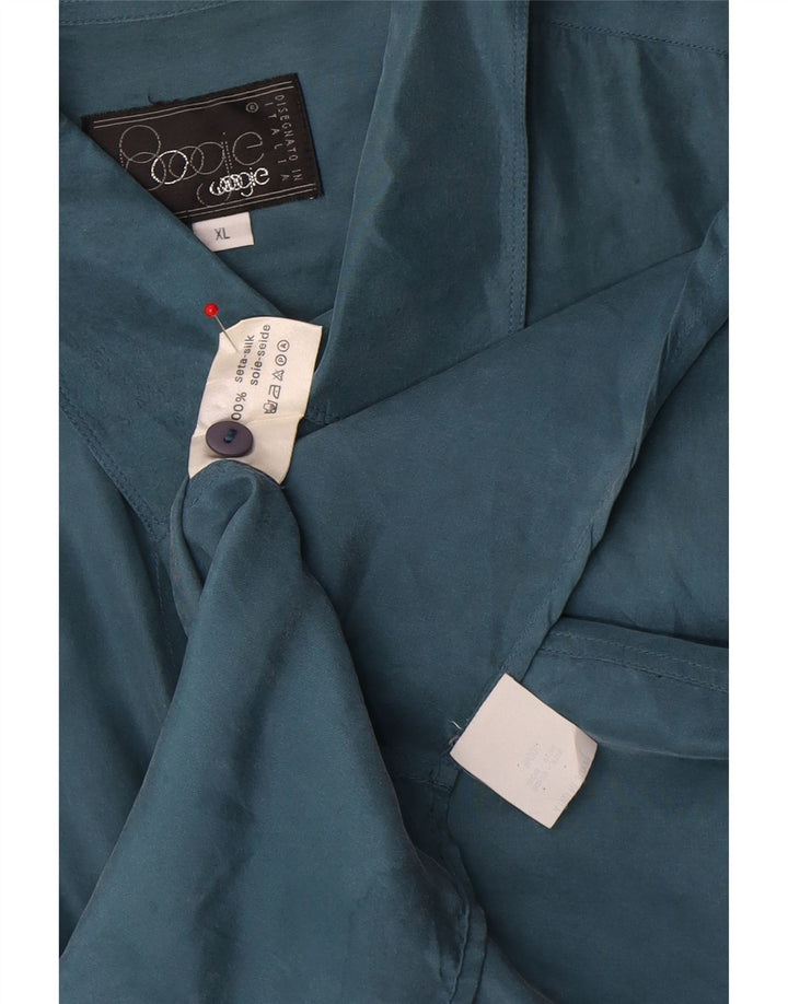 BOOGIE Chemise Homme XL Bleu Soie