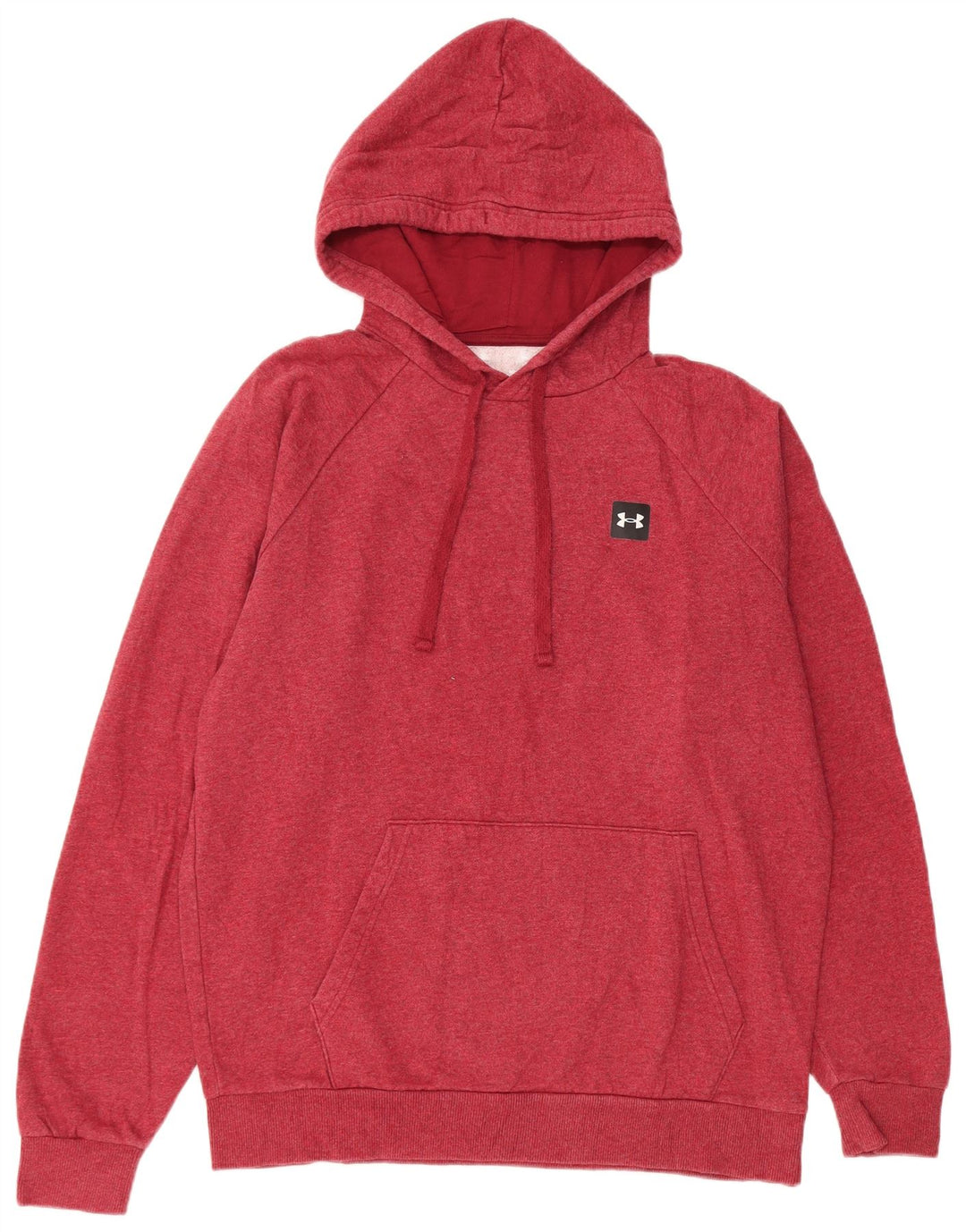 UNDER ARMOUR Pull à capuche pour homme en coton rouge moyen