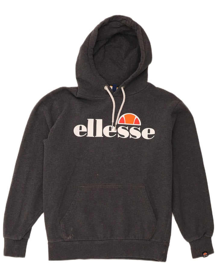 Ellesse Pull à Capuche Graphique Homme Gris Moyen Coton