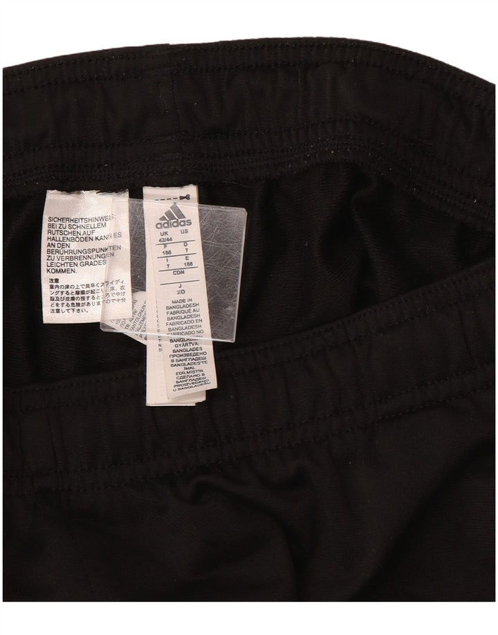 Adidas Pantalon de survêtement pour homme UK 42/44 Large Noir Polyester