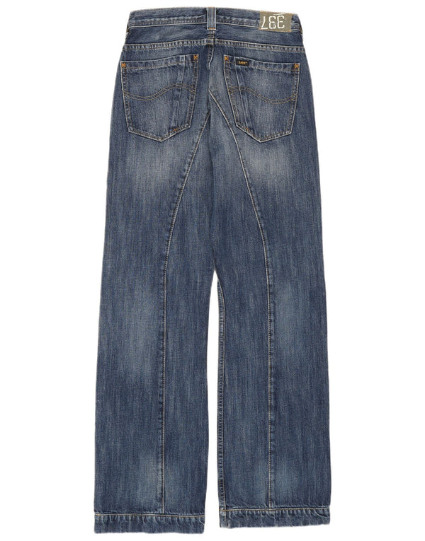 Lee Boys Russel Bootcut Jeans 13-14 ans W28 L31 Bleu Coton