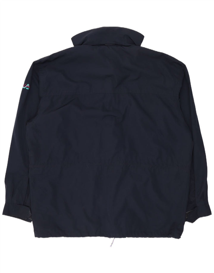 Fila Veste utilitaire à capuche pour homme IT 56 3XL Bleu marine Polyester