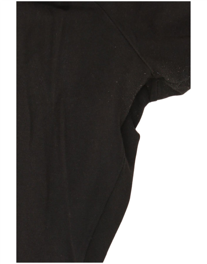 ADIDAS Leggings graphiques pour femmes UK 18 XL Coton noir