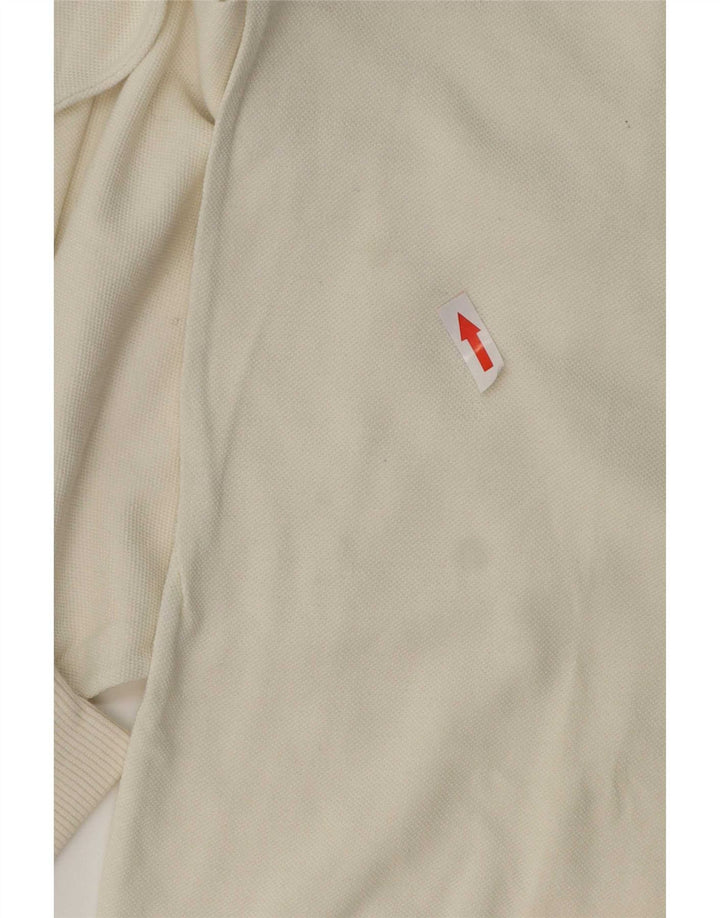 Trussardi Polo À Manches Longues Homme Grand Blanc