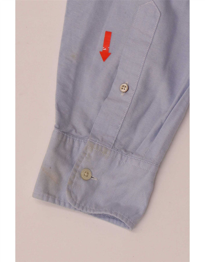 Gant Chemise coupe régulière pour homme Taille 17 1/2 XL Bleu Coton