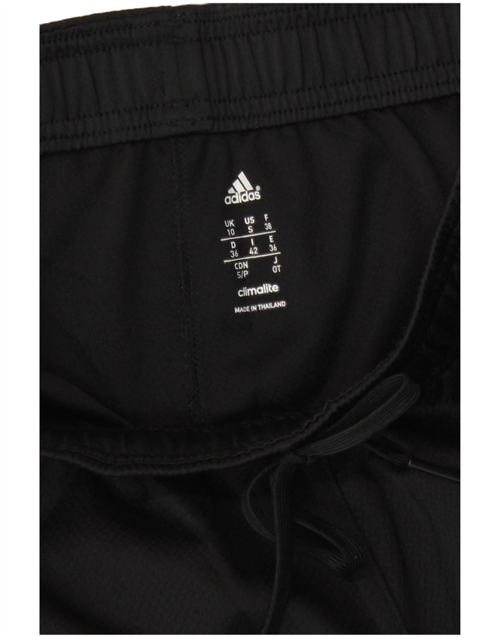Adidas Pantalon de survêtement Climalite pour femme UK 10 Small Noir Polyester