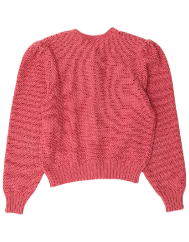Geyer Cardigan Femme Pull IT 42 Laine Rose Moyen