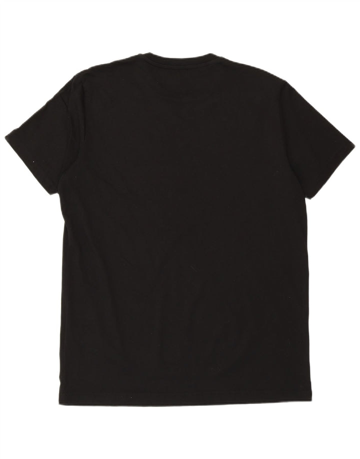 DIESEL T-Shirt Graphique Homme Grand Noir Coton