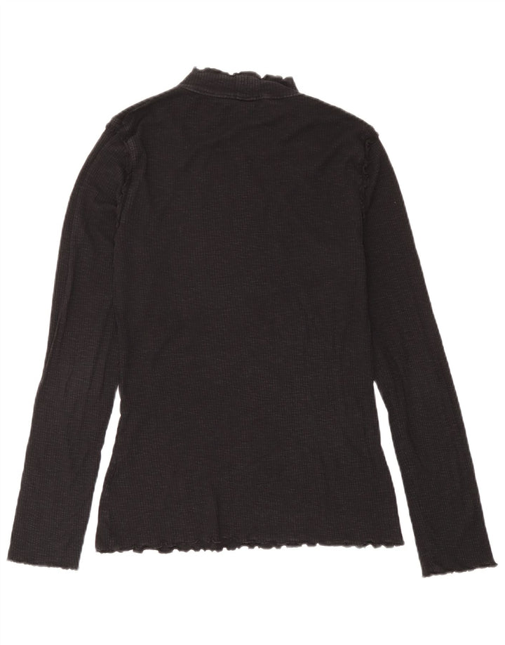 Marks & Spencer Haut à manches longues pour femme UK 44 Coton noir moyen