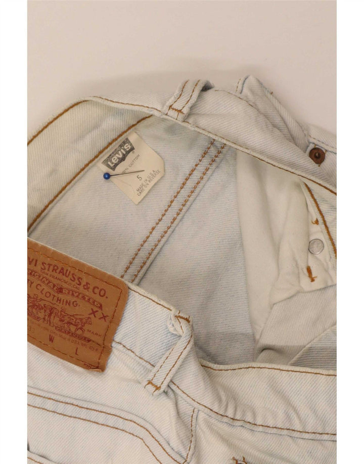 Levi's Short en Jean 550 Femme US 5 Small W25 Bleu Coton