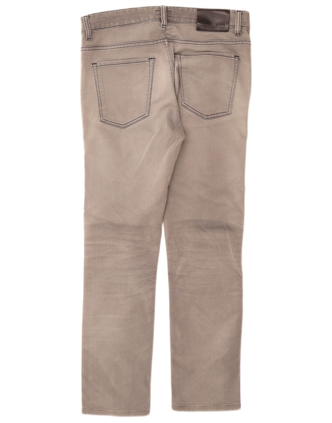 HUGO BOSS Jean Slim W31 L29 Homme Gris Coton