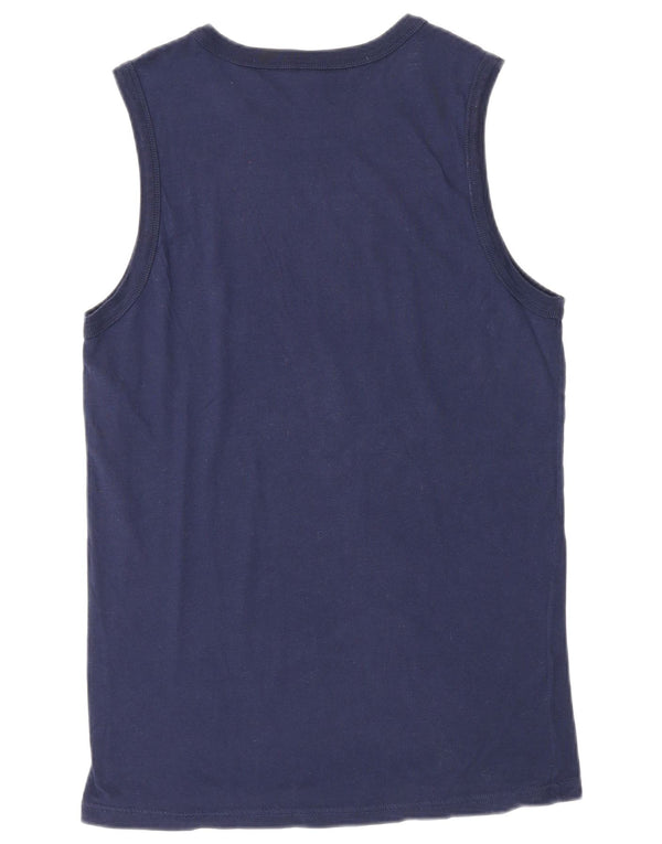 Benetton Débardeur Peanuts Graphic Homme Bleu Marine Moyen Coton