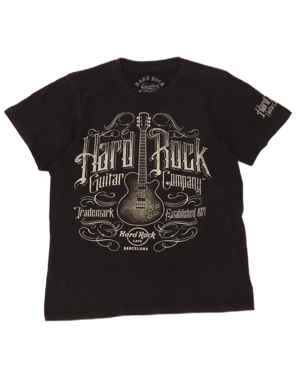 Hard Rock Cafe T-shirt graphique Barcelone pour homme Petit noir