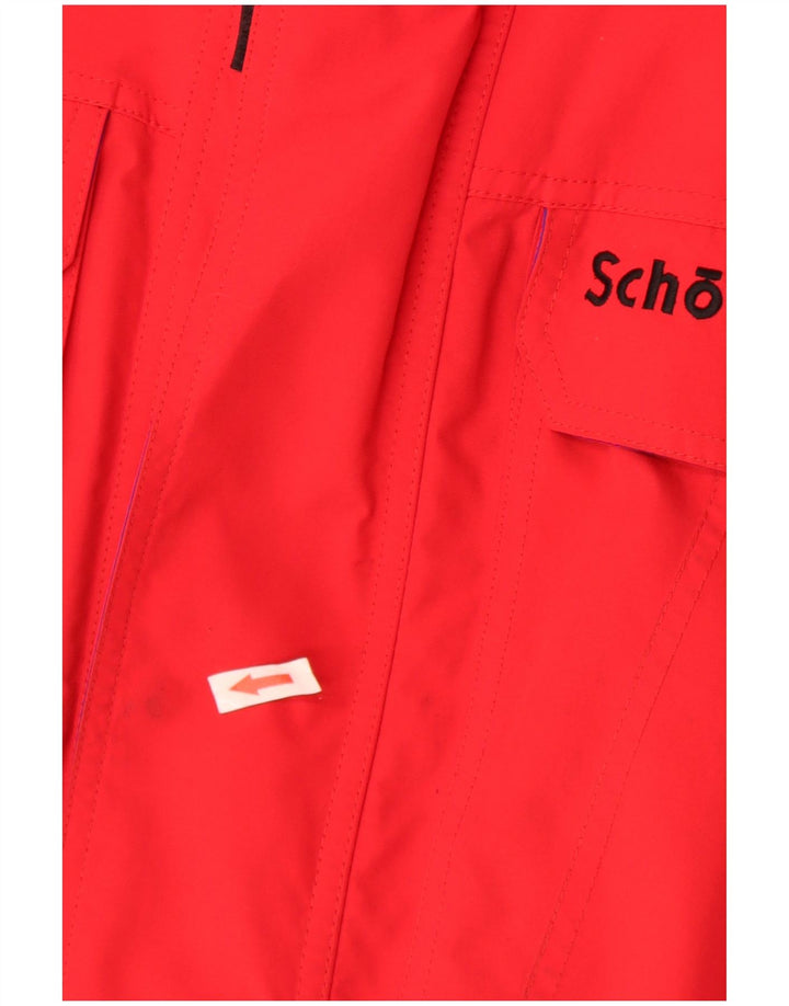 Schoffel Veste de Pluie à Capuche Homme EU 50 Large Rouge