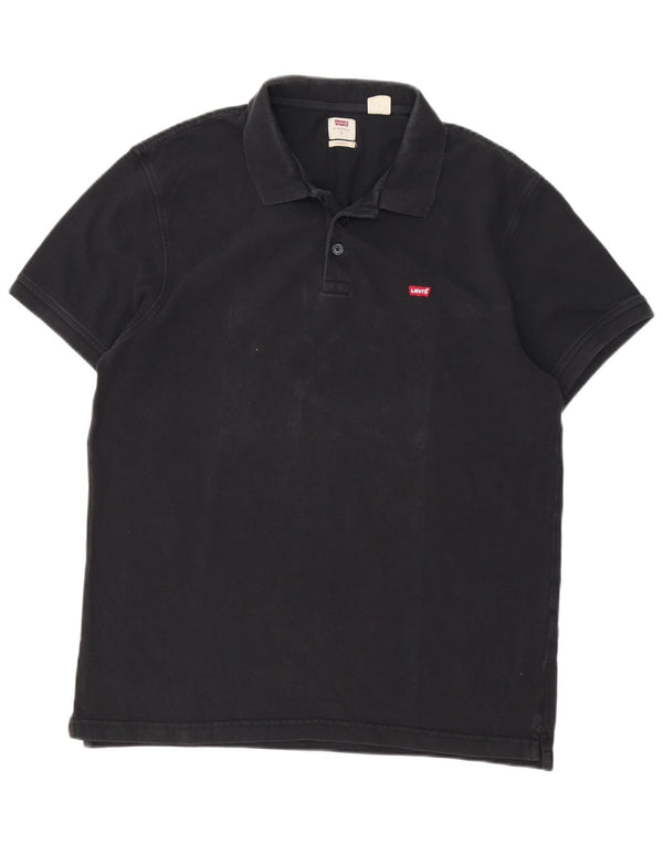 Levi's Polo Standard Homme Noir Large Coton