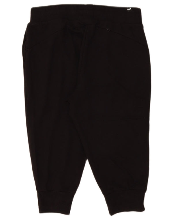 Puma Pantalon de survêtement Capri pour femme Taille 44 Noir Coton