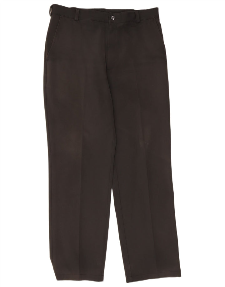 Nike Pantalon chino droit pour homme W34 L32 Noir Polyester