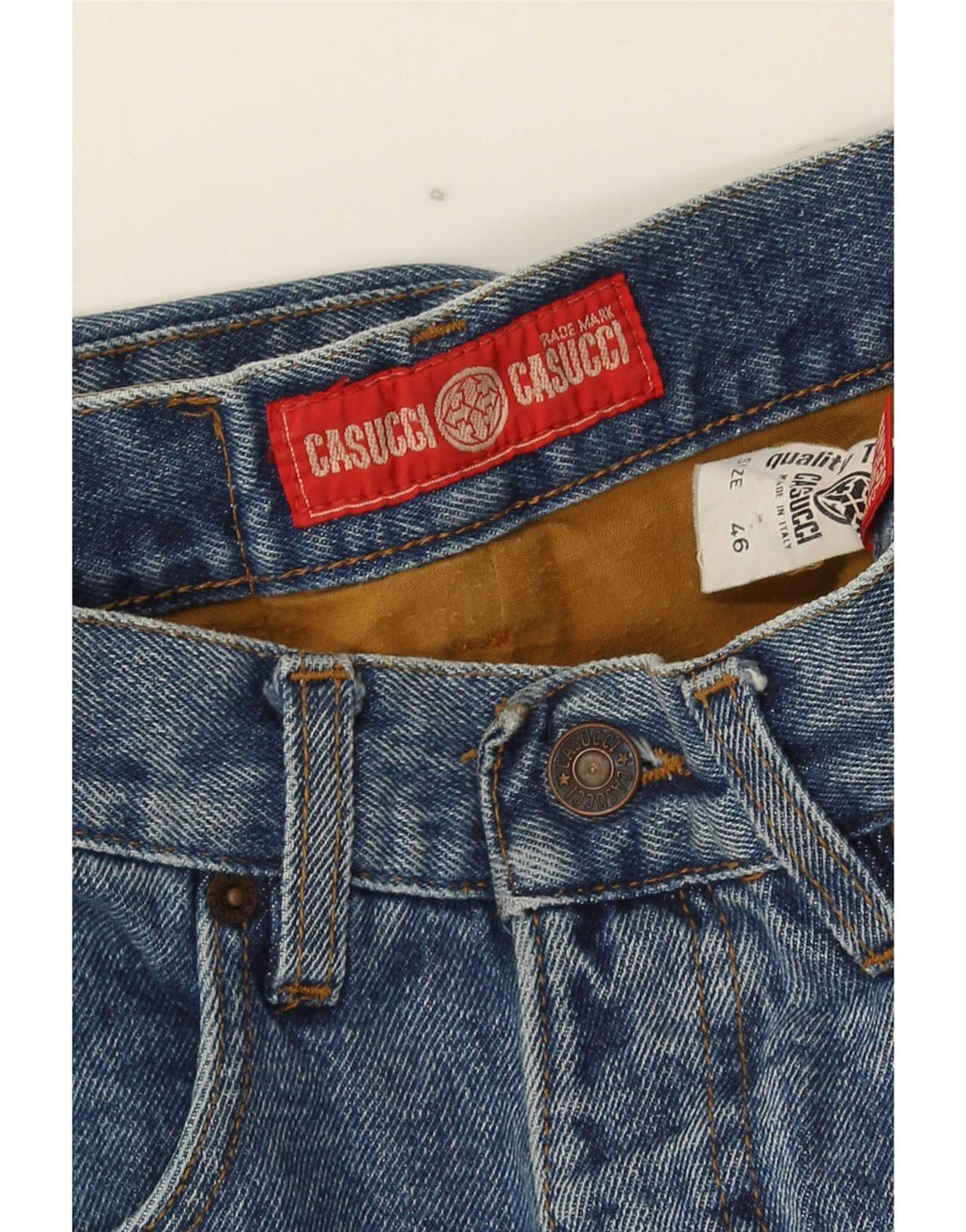 Casucci Femme Jeans Fuselés W26 L31 Bleu Coton
