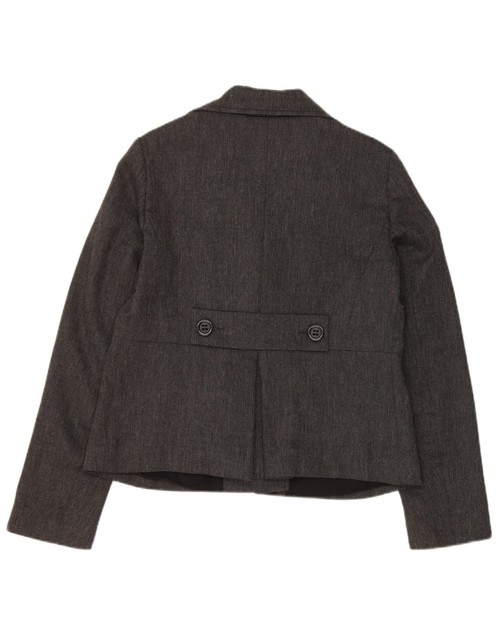 Penny Black Veste blazer double boutonnage pour femme UK 12 Gris moyen