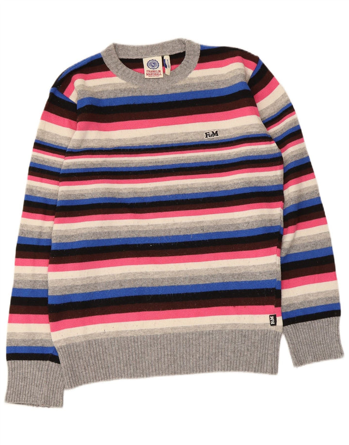 Franklin Marshall Pull Col Ras Du Cou Homme Moyen Multicolore