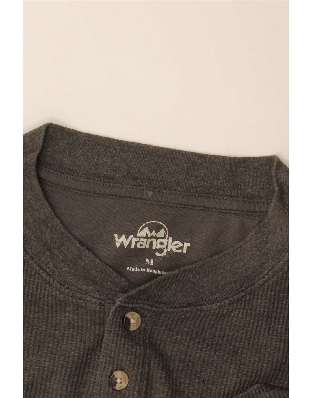 Wrangler Haut à Manches Longues Homme Gris Moyen