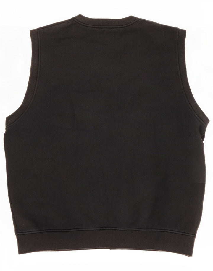 Marks & Spencer Sweat-shirt sans manches St. Michael pour hommes, grand noir
