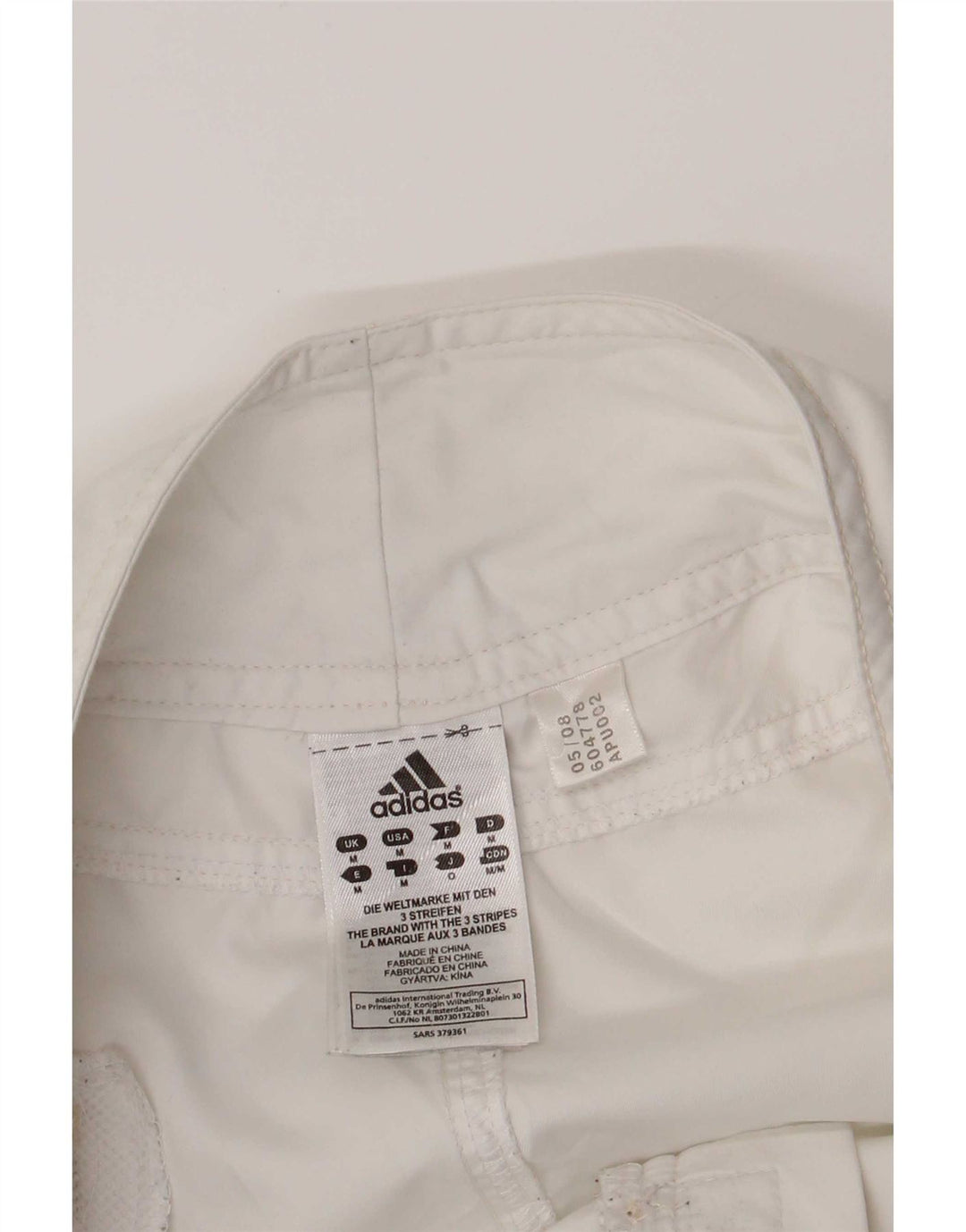 Adidas Short de bain graphique pour homme en polyester floral blanc moyen