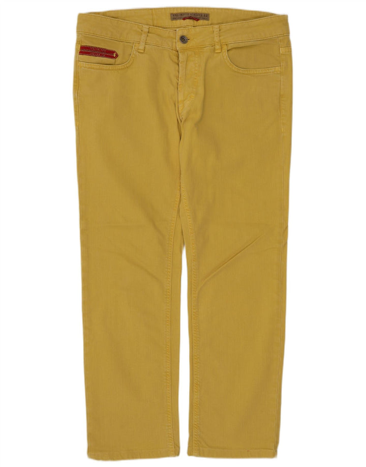 UNLIMITED Jean court homme W31 L25 coton jaune
