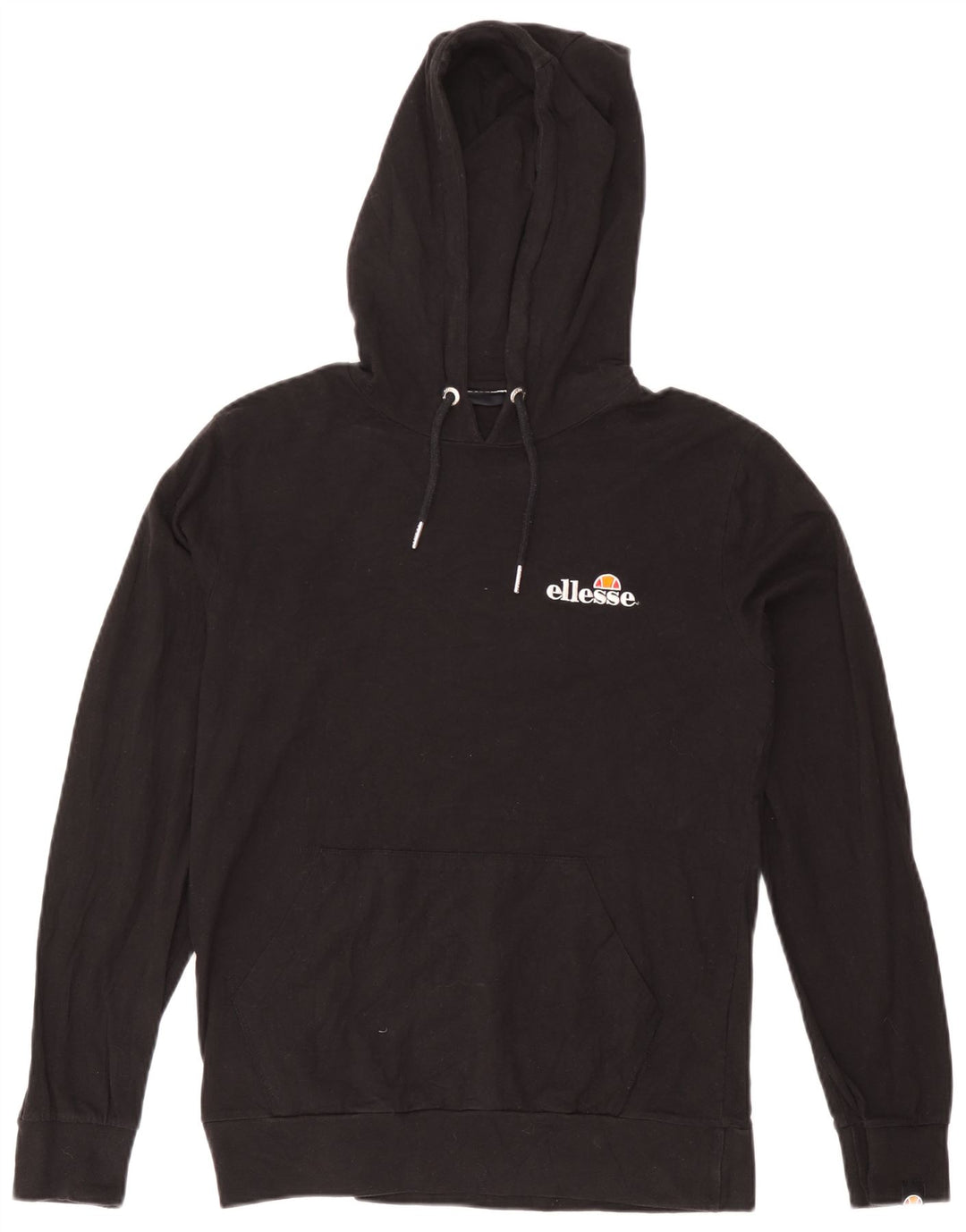 Ellesse Pull à capuche en coton noir moyen pour homme