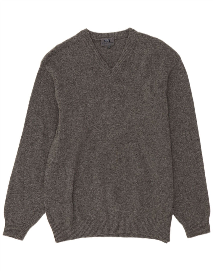 SERGIO TACCHINI Pull Col V Homme Grand Gris