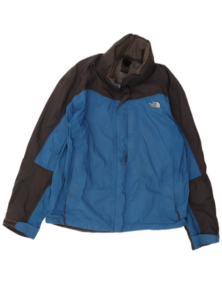 The North Face Veste de pluie pour homme UK 38 Bleu moyen Colourblock
